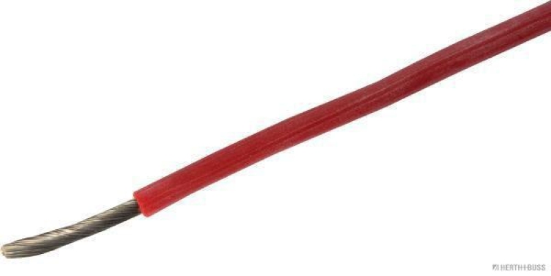 HERTH+BUSS 51275510005 Elektroleitung Silikon 4,0 mm², rot, 5 m