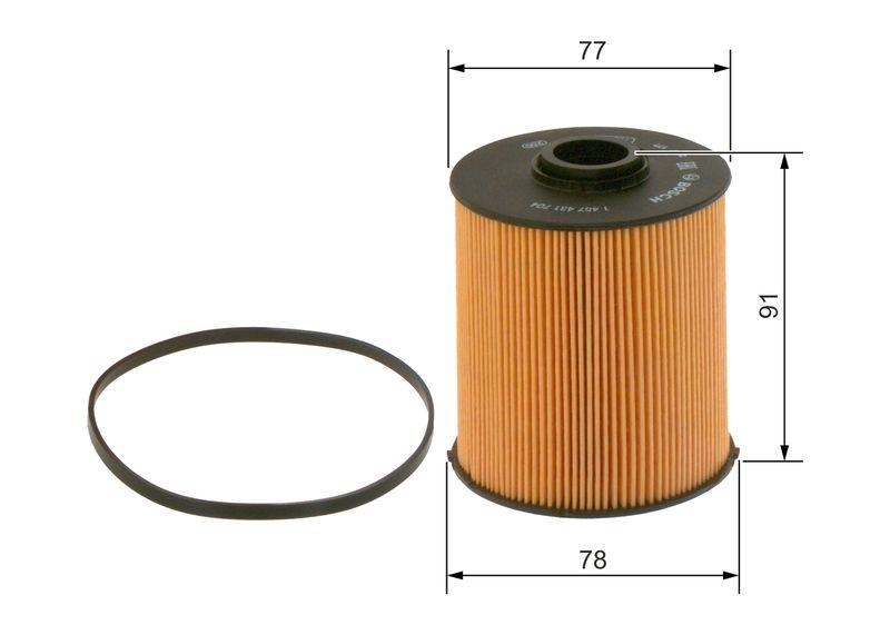 BOSCH 1 457 431 704 Kraftstofffilter