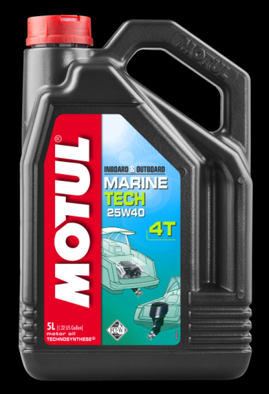 MOTUL 107716 Motoröl Marine Tech 4T 25W-40 Kanister 5L