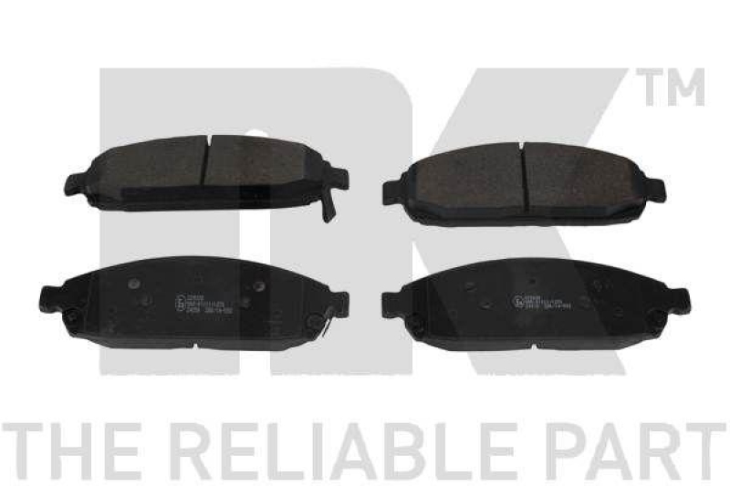 NK 229328 Bremsbelagsatz, Scheibenbremse f&uuml;r JEEP