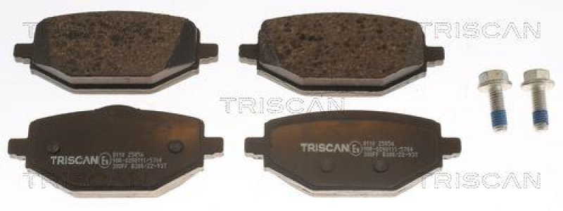 TRISCAN 8110 25056 Bremsbelag Hinten f&uuml;r Renault