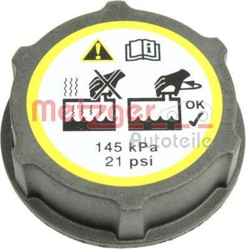 METZGER 2140067 Verschlussdeckel, Kühlmittelbehälter für FORD/MAZDA/VOLVO KUNSTSTOFF