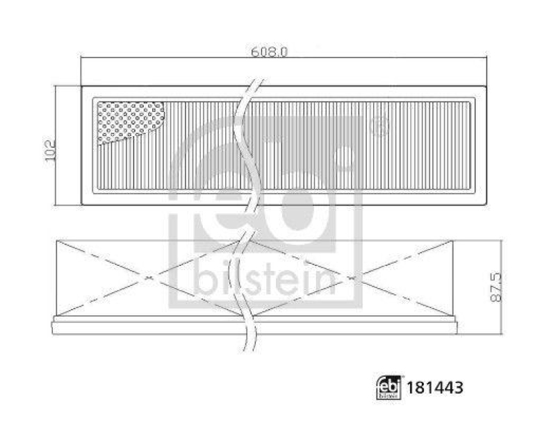FEBI BILSTEIN 181443 Innenraumfilter für John Deere