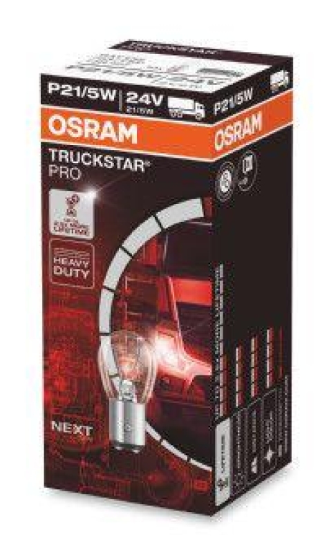 OSRAM 7537TSP Glühbirnen Blinkerlampe TRUCKSTAR® PRO (Next Gen) 21/5W