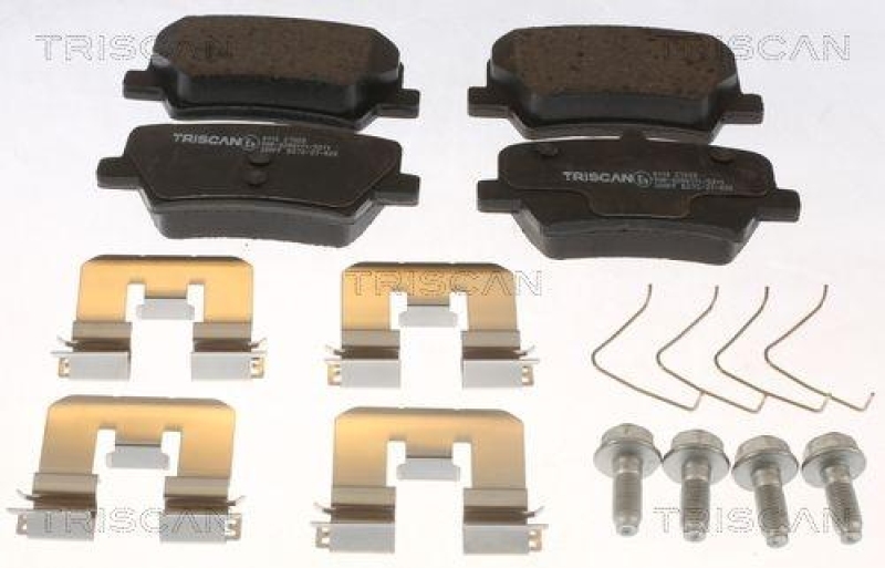 TRISCAN 8110 27028 Bremsbelag Hinten f&uuml;r Volvo