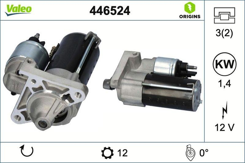 VALEO 446524 Starter Neu - ORIGINS