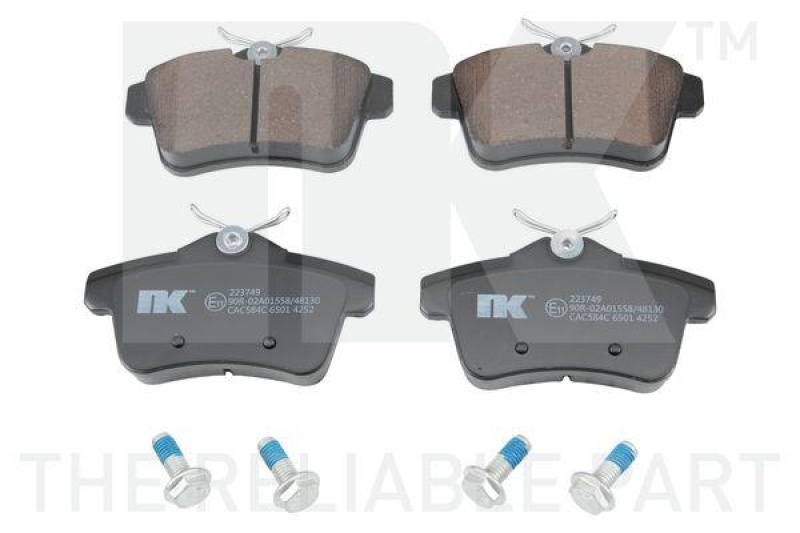 NK 223749 Bremsbelagsatz, Scheibenbremse für CITROEN, DS, PEUGEOT