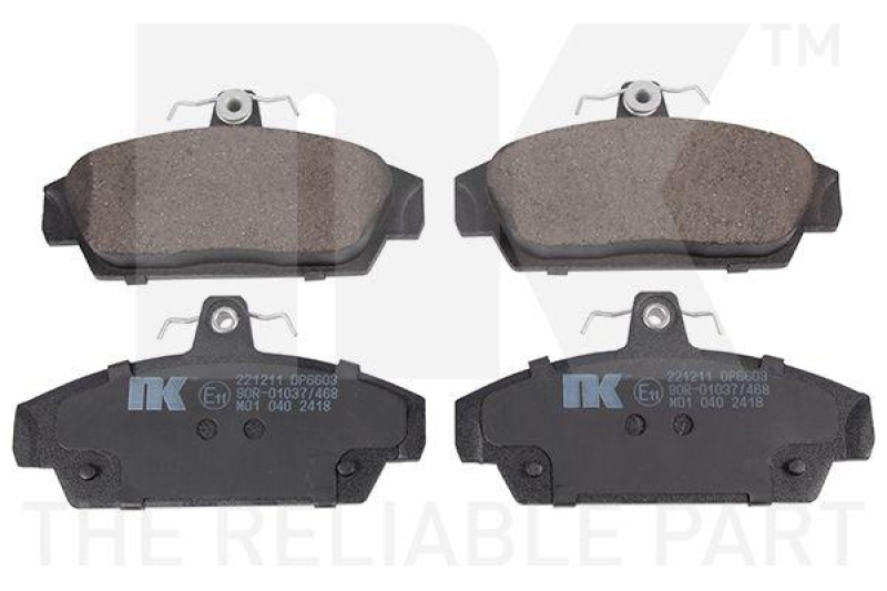 NK 221211 Bremsbelagsatz, Scheibenbremse f&uuml;r MG, ROVER