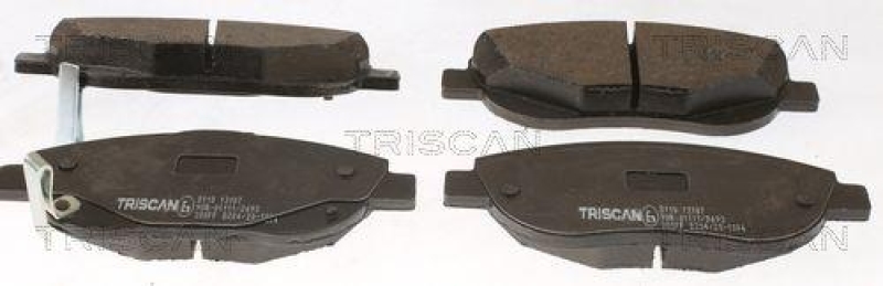 TRISCAN 8110 13107 Bremsbelag Vorne f&uuml;r Toyota