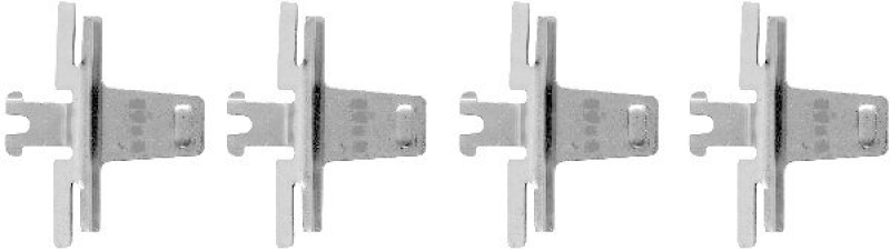 HELLA 8DZ 355 202-151 Zubeh&ouml;rsatz, Scheibenbremsbelag f&uuml;r CHEVROLET/DAEWOO