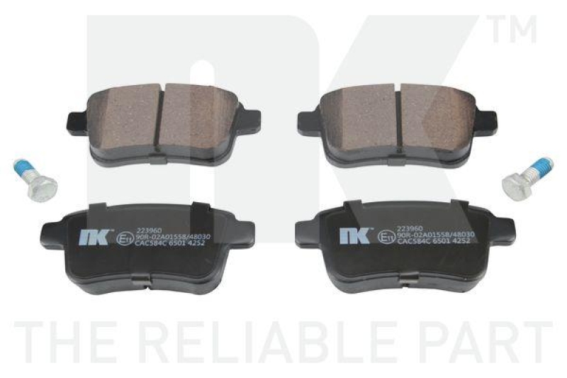 NK 223960 Bremsbelagsatz, Scheibenbremse für MERCEDES-BENZ, NISSAN, RENAULT