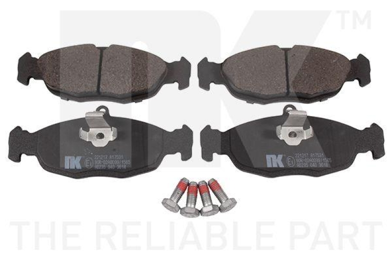 NK 221217 Bremsbelagsatz, Scheibenbremse f&uuml;r JAGUAR