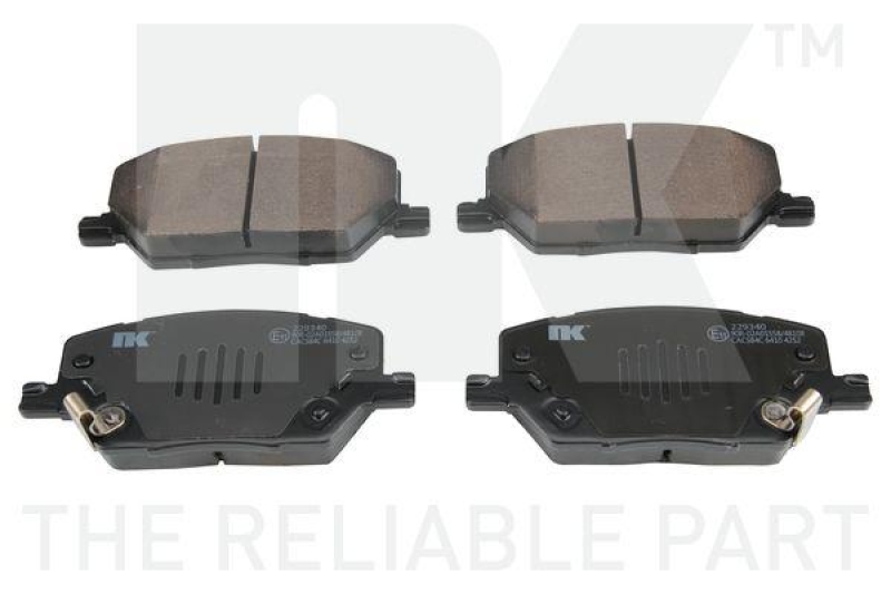 NK 229340 Bremsbelagsatz, Scheibenbremse f&uuml;r FIAT, JEEP