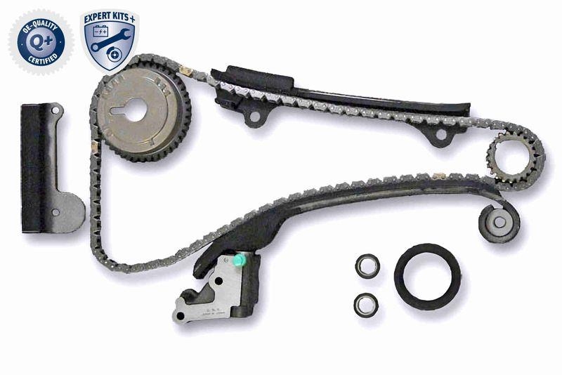 ACKOJA A38-10002 Steuerkettensatz Kurbel-/ Nockenwelle, Geschlossen für NISSAN