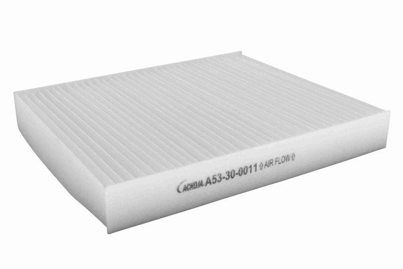 ACKOJA A53-30-0011 Filter, Innenraumluft 182x161x25 mm, Textilrahmen für KIA