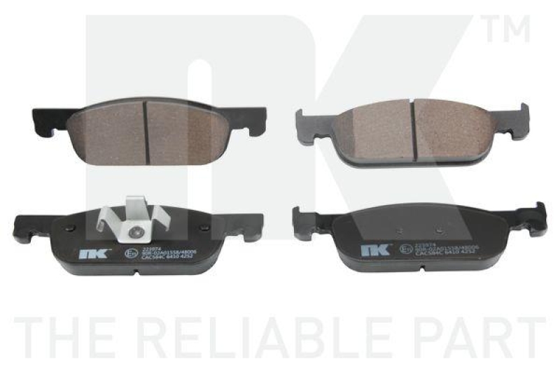 NK 223974 Bremsbelagsatz, Scheibenbremse f&uuml;r DACIA, RENAULT