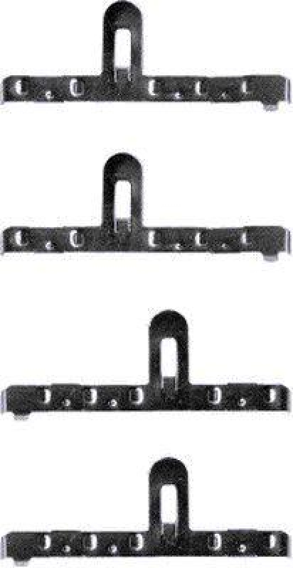 HELLA 8DZ 355 202-181 Zubeh&ouml;rsatz, Scheibenbremsbelag f&uuml;r VW/SEAT