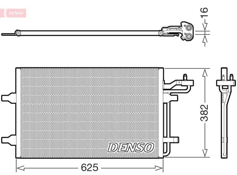 DENSO DCN33011 Kondensator A/C VOLVO V50 D2 (10-12)