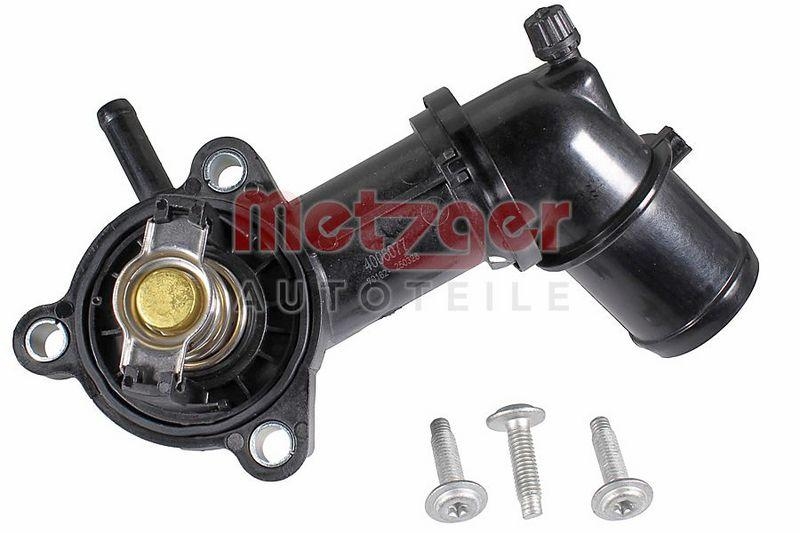 METZGER 4006077 Thermostat Kühlmittel, Mit Gehäuse für FIAT/OPEL/ÖFFNUNGSTEMP. [°C]88