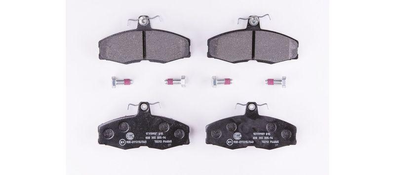 HELLA 8DB 355 005-941 Bremsbelagsatz, Scheibenbremsbelag f&uuml;r FORD