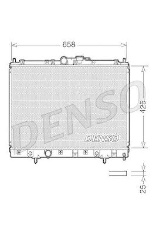 DENSO DRM45006 K&uuml;hler MITSUBISHI Pajero Aut. 07/00-