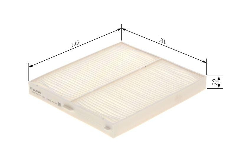 Bosch 1 987 435 115 Innenraumfilter M5115
