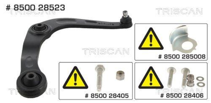 TRISCAN 8500 28523 Querlenker f&uuml;r Peugeot 206