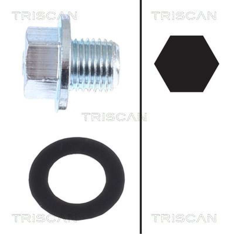 TRISCAN 9500 1013 Ölablassschraube für M12X1.25