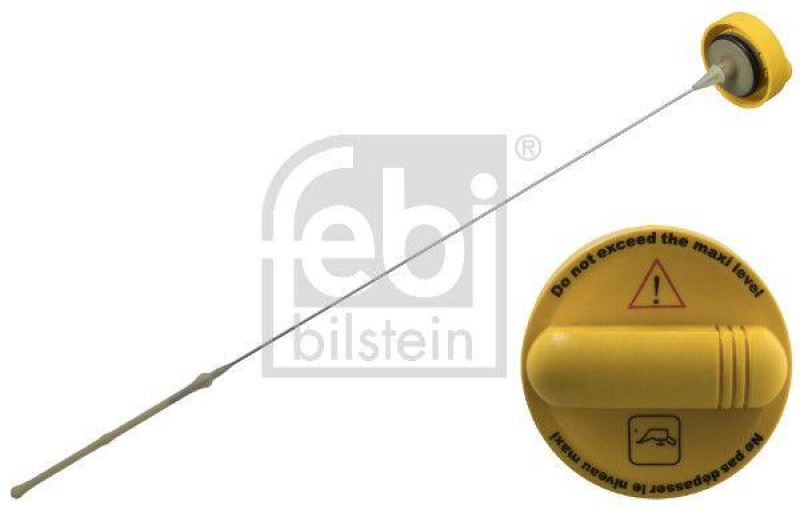 FEBI BILSTEIN 171525 &Ouml;leinf&uuml;lldeckel mit &Ouml;lpeilstab f&uuml;r Renault