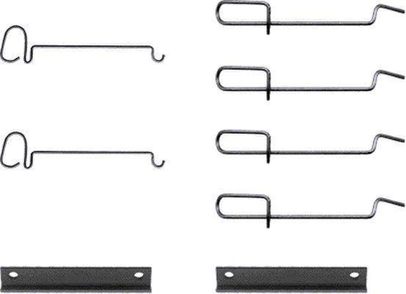 HELLA 8DZ 355 202-241 Zubeh&ouml;rsatz, Scheibenbremsbelag f&uuml;r RENAULT