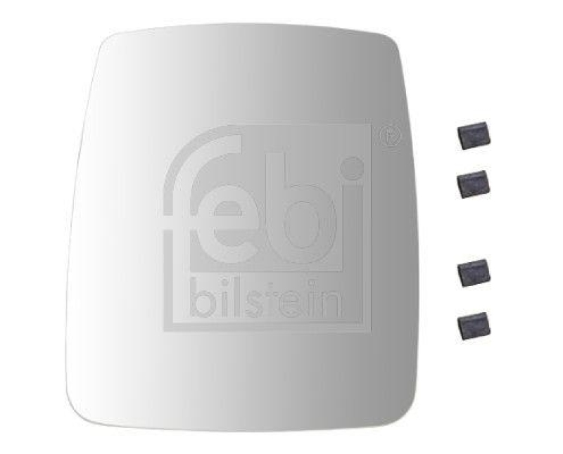 FEBI BILSTEIN 180418 Spiegelglas für Außenspiegel für Fendt (Traktoren)