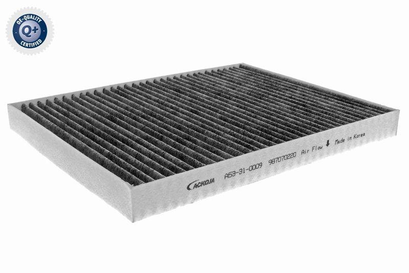 ACKOJA A53-31-0009 Filter, Innenraumluft Carbon für KIA
