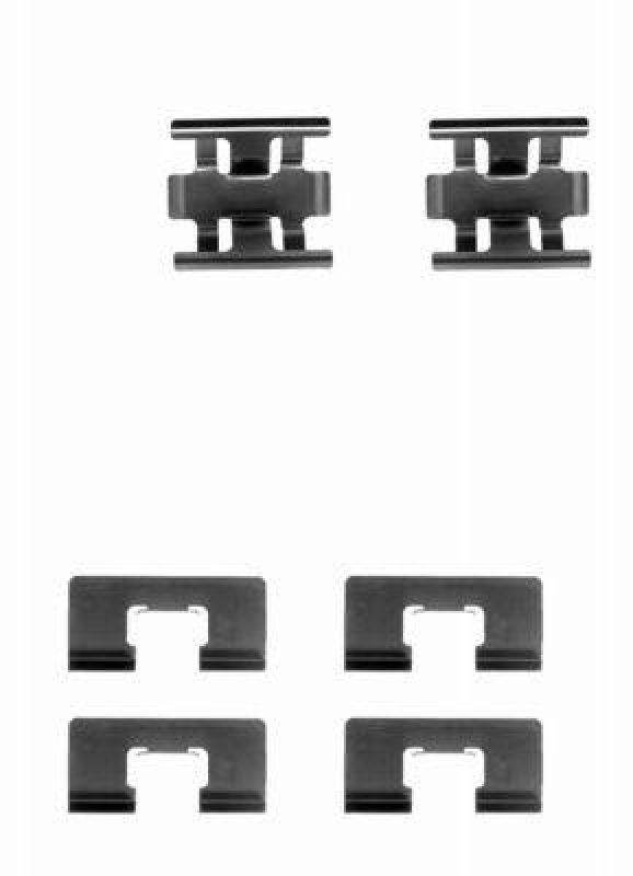 HELLA 8DZ 355 202-261 Zubeh&ouml;rsatz, Scheibenbremsbelag f&uuml;r HONDA/ROVER