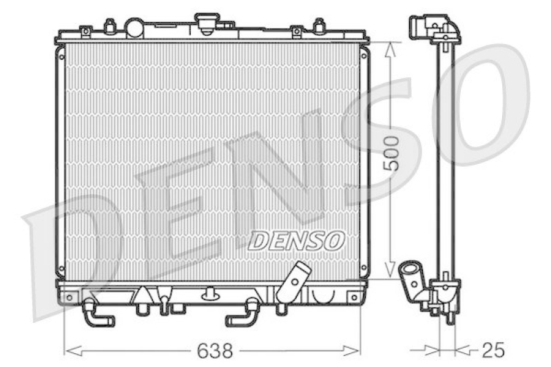 DENSO DRM45016 K&uuml;hler MITSUBISHI PAJERO SPORT (K90) 2.5 TD (K94W) (2002 - )