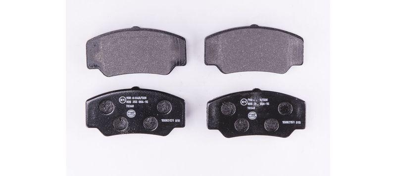 HELLA 8DB 355 006-151 Bremsbelagsatz, Scheibenbremsbelag f&uuml;r FORD