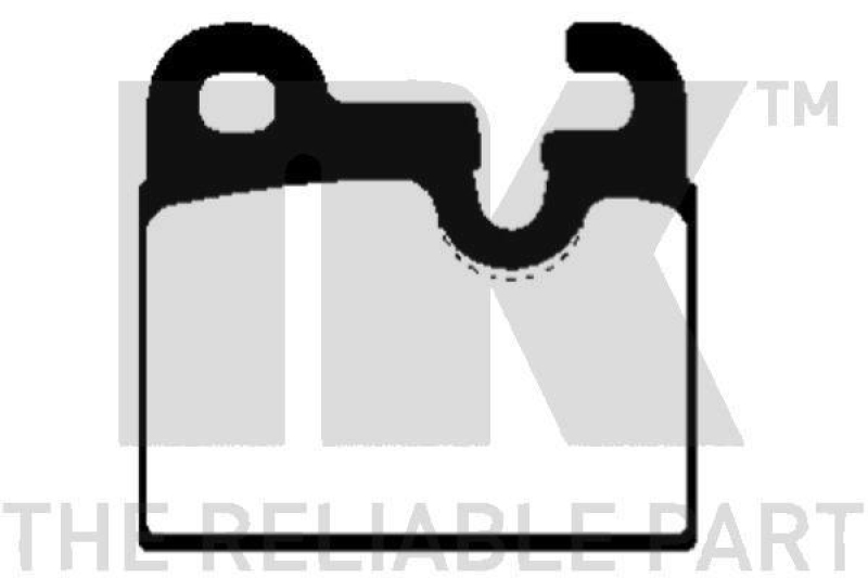 NK 221504 Bremsbelagsatz, Scheibenbremse f&uuml;r BMW