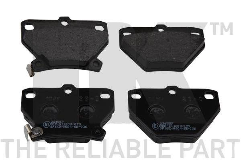 NK 224557 Bremsbelagsatz, Scheibenbremse f&uuml;r TOYOTA