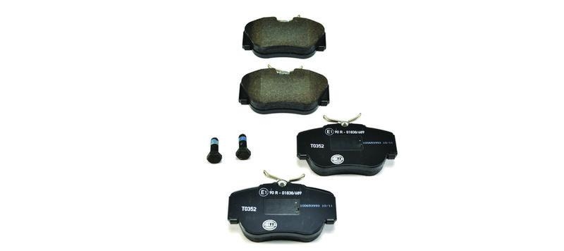 HELLA 8DB 355 006-181 Bremsbelagsatz, Scheibenbremsbelag f&uuml;r MB 190 (W201)