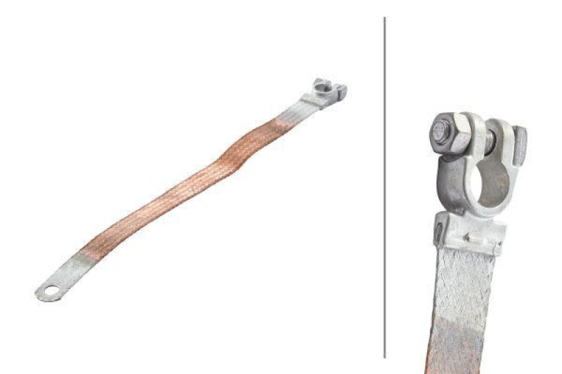 HELLA 8KX 719 757-001 Masseband, 21 mm&sup2;, 80 A L&auml;nge 400 mm