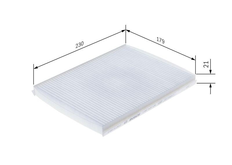 Bosch 1 987 435 126 Innenraumfilter M5126