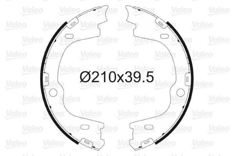 VALEO 564167 Bremsbacken-Satz