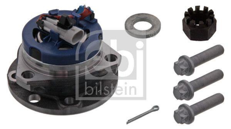 FEBI BILSTEIN 14615 Radlagersatz mit Radnabe und ABS-Sensor f&uuml;r Opel