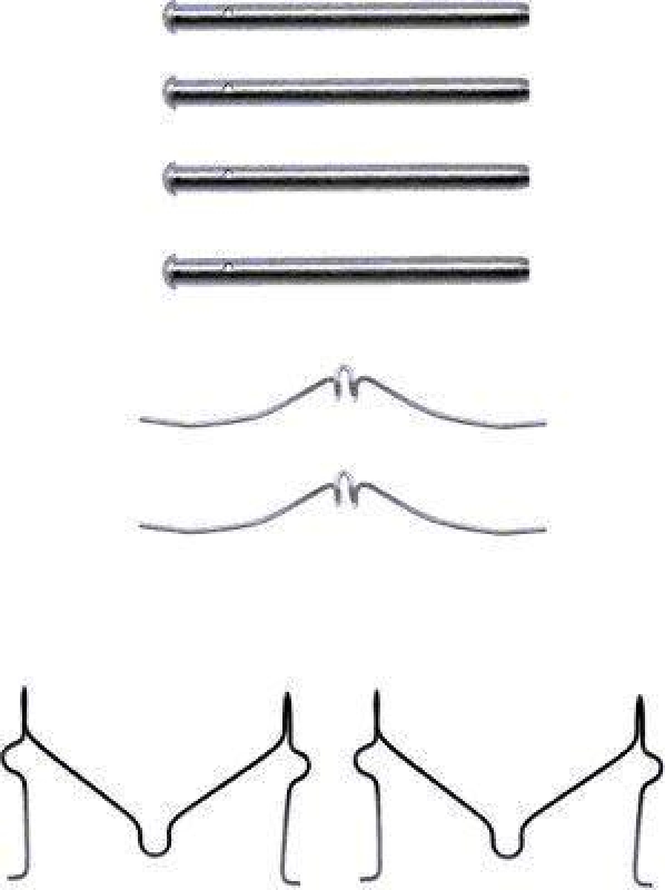 HELLA 8DZ 355 202-331 Zubeh&ouml;rsatz, Scheibenbremsbelag f&uuml;r MAZDA