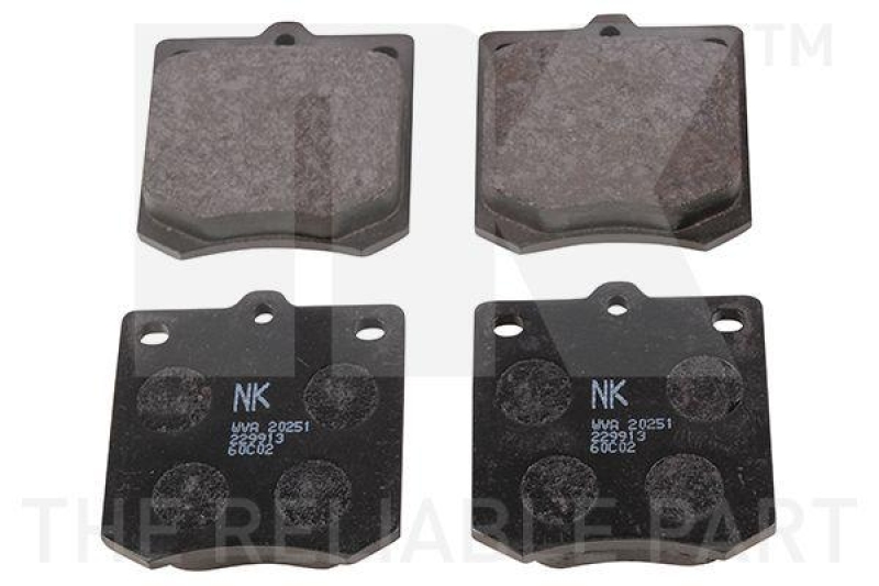 NK 229913 Bremsbelagsatz, Scheibenbremse f&uuml;r MAZDA, TOYOTA