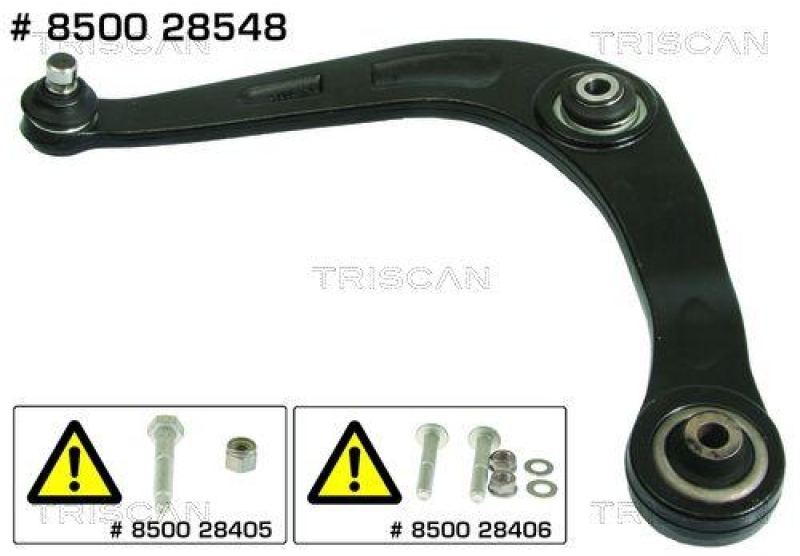 TRISCAN 8500 28548 Querlenker f&uuml;r Peugeot 206