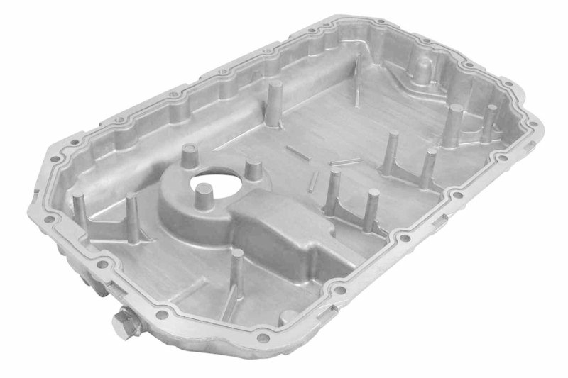 VAICO V10-1890 Ölwanne Aluminium, mit Öffnung für Ölstandsensor für VW