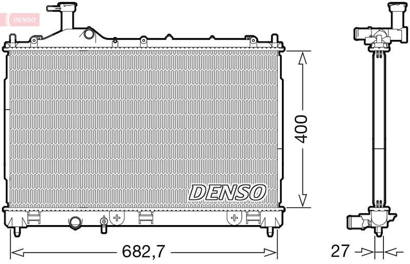 DENSO DRM45042 K&uuml;hler MITSUBISHI OUTLANDER III 2.2 Di-D 4WD (GF6W) (12- )