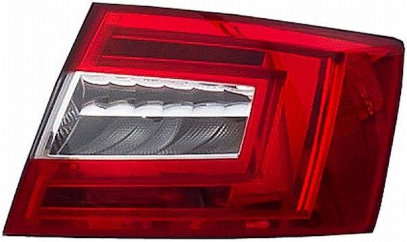 HELLA 2SK 011 053-091 Heckleuchte links Halogen SKODA