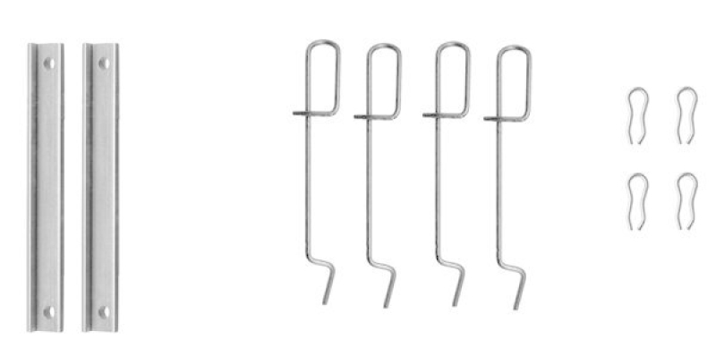 HELLA 8DZ 355 202-411 Zubeh&ouml;rsatz, Scheibenbremsbelag f&uuml;r RENAULT/PEUGEOT/BMW