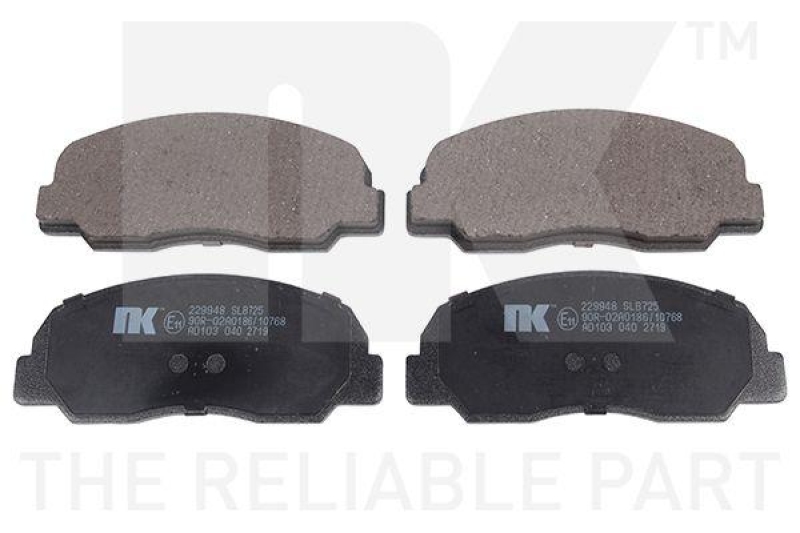 NK 229948 Bremsbelagsatz, Scheibenbremse f&uuml;r DAIHATSU